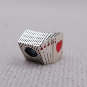Authentic Pandora Playing Cards Charm
